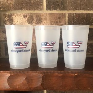 Vineyard Vines plastic cups